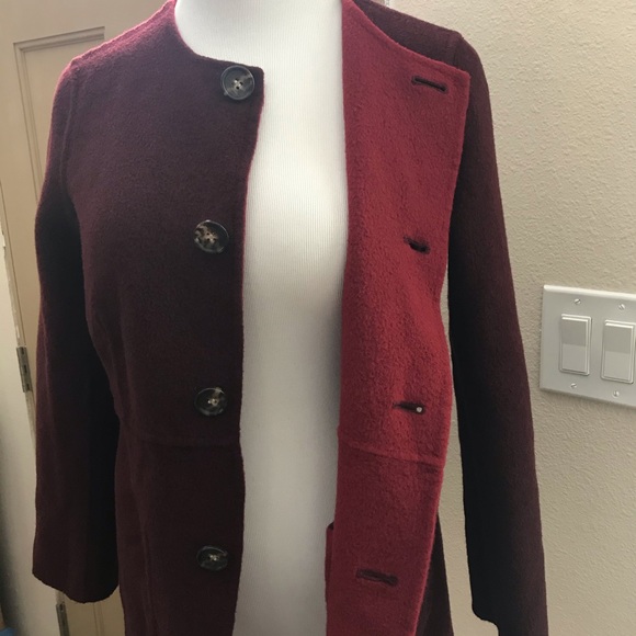 Talbots reversible felted jacket size S - Picture 8 of 11